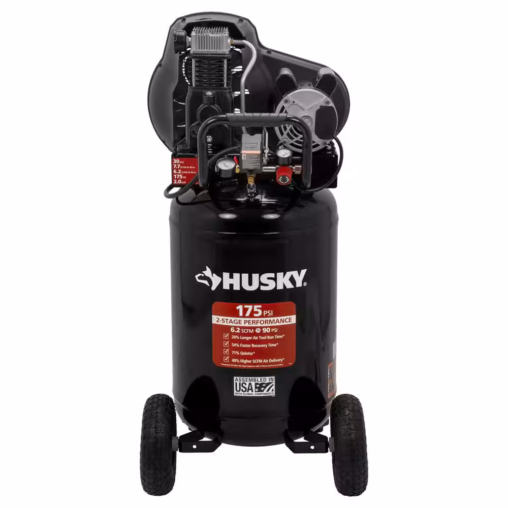 Husky 30-Gallon Vertical Air Compressor